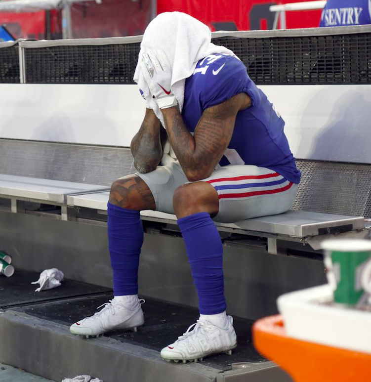 Odell Beckham Jr. is out for the season as the Giants continue to disappoint