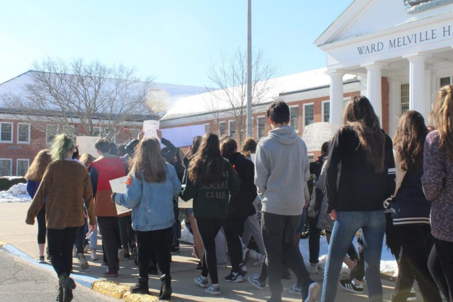 The Ward Melville Walkout, March 2018